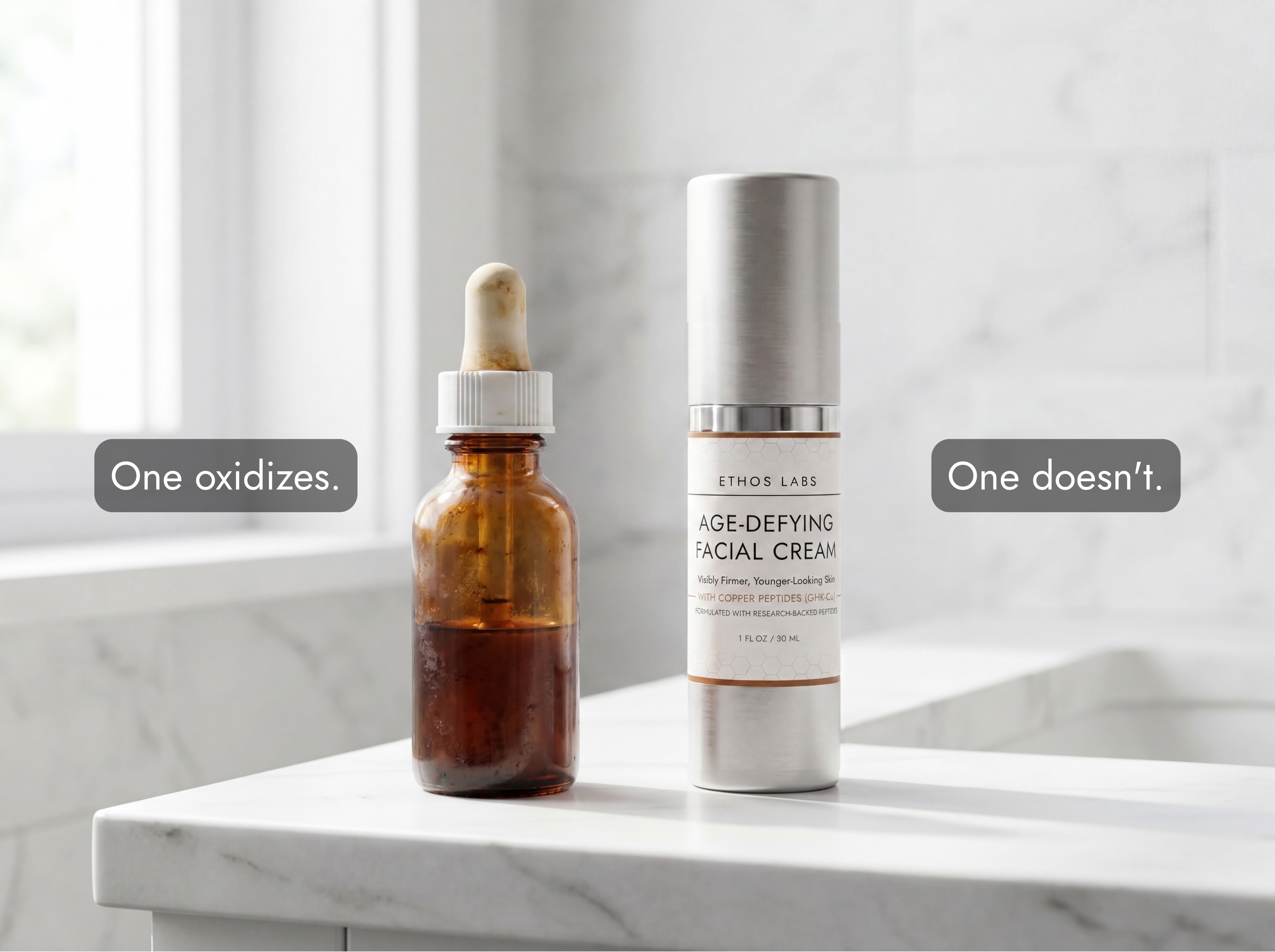 GHK-Cu vs Vitamin C for collagen production